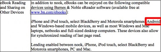 barnes and noble ebook reader app