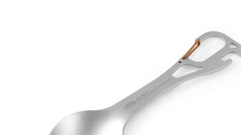 Spork Multi-Tool on white backgound.