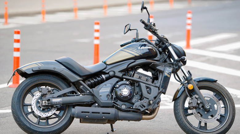 Black Kawasaki Vulcan