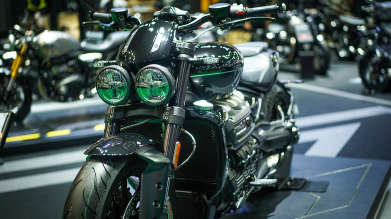 Triumph Rocket 3 Storm on display