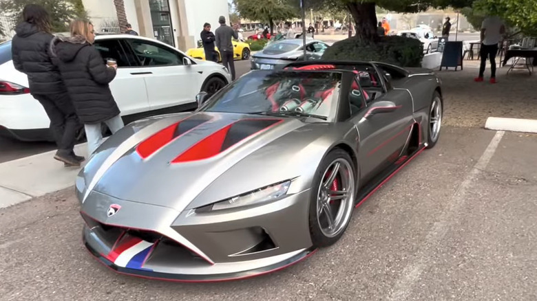 Falcon F7 standing