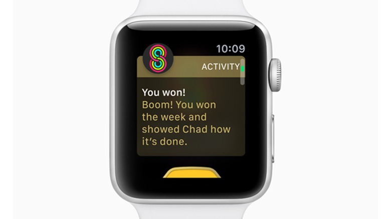 Apple Watch fitness competition