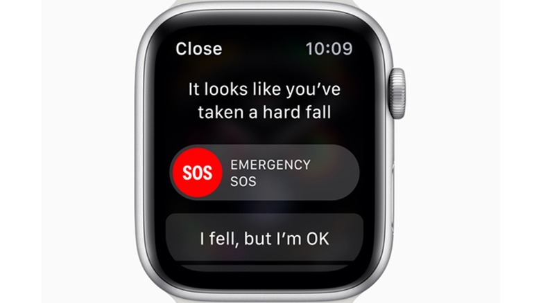 Fall detection on Apple Watch