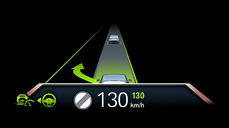 BMW iX lane change assist