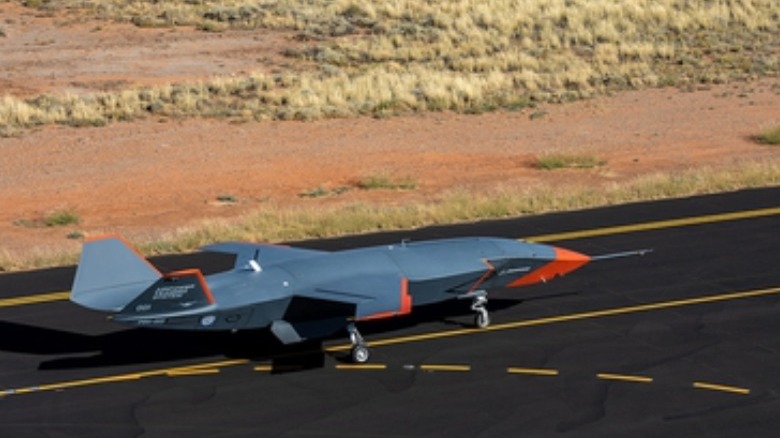 Boeing MQ-28 Ghost Bat ready to take off