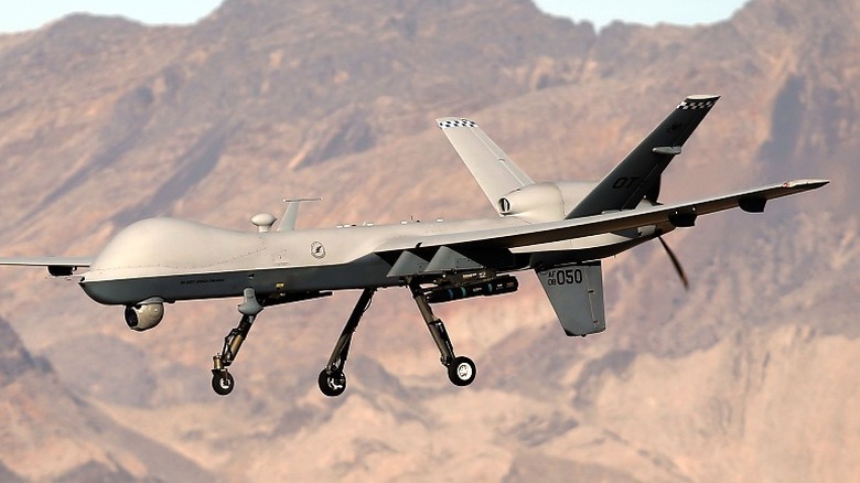 MQ-9 Reaper flying