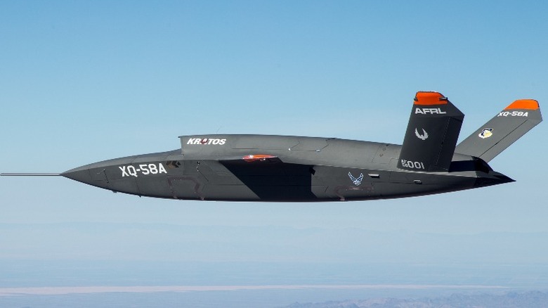 XQ-58 Valkyrie in flight