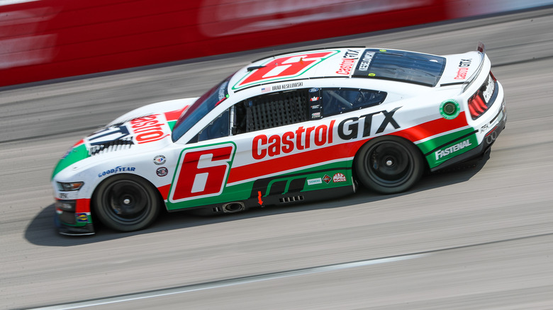 A Castrol-sponsored race car