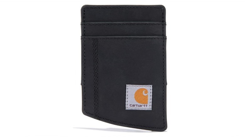 Carhartt Saddle Leather Front Pocket Wallet with RFID Blocking