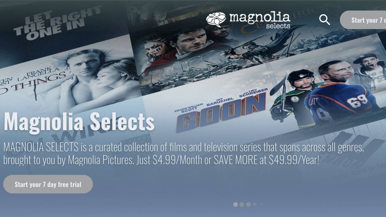 Magnolia Selects homepage