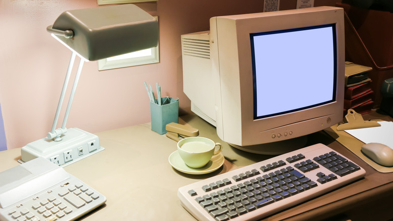Vintage desktop computer