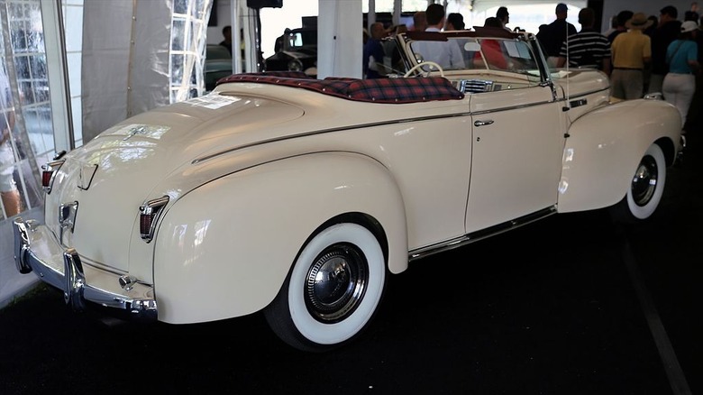 A Chrysler Convertible on display