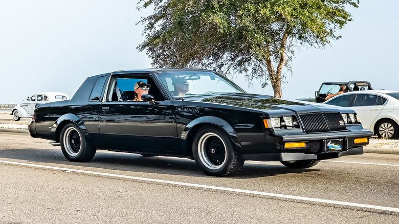 A Buick GNX is on display.