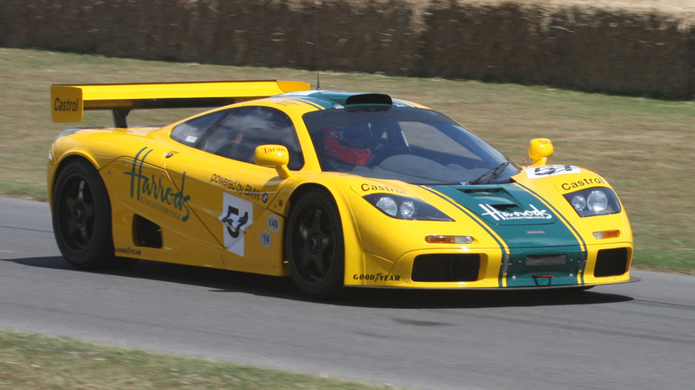 Yellow 1995 McLaren F1