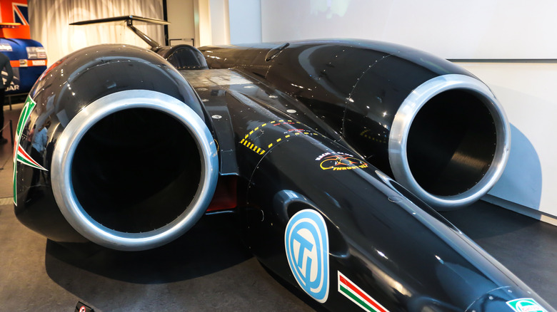 Thrust ssC jet car on display