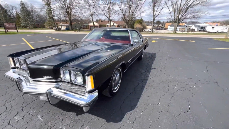 1973 black Oldsmobile Toronado front view