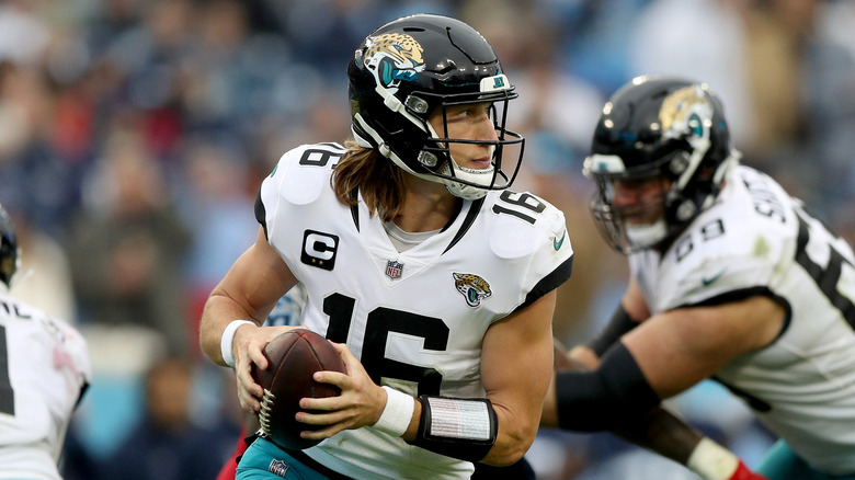 Trevor Lawrence with Jacksonville Jaguars