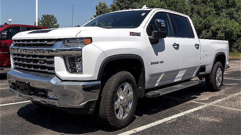 Chevrolet Silverado 2500HD on display