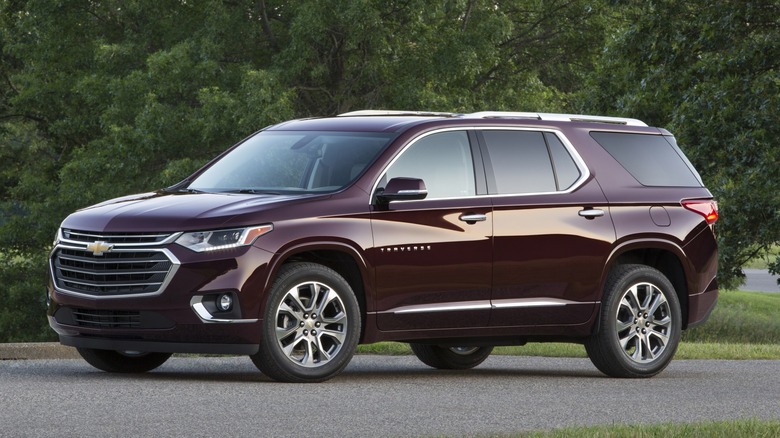 Chevrolet Traverse parked