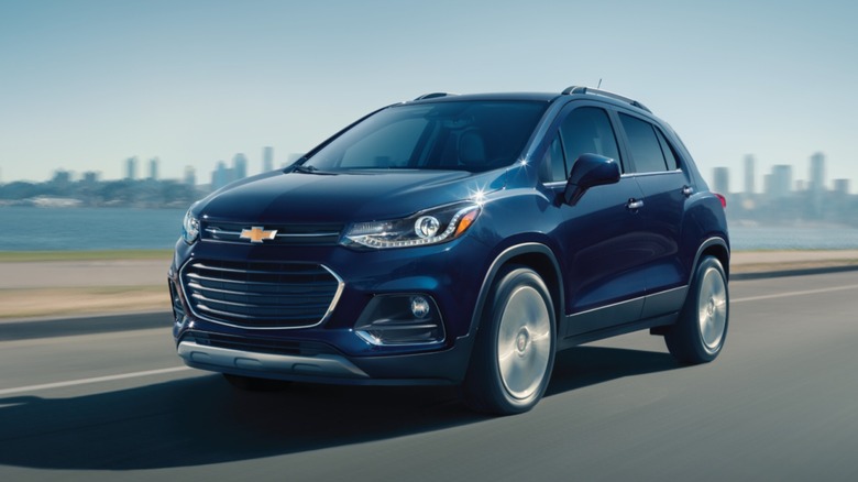 Chevrolet Trax on road