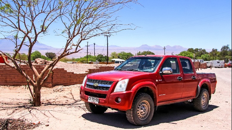 Red Chevrolet LUV