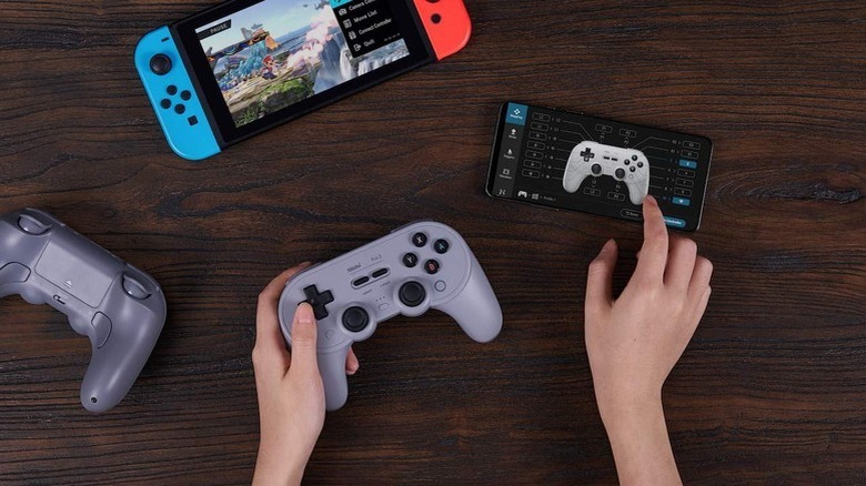 8BitDo Pro 2 controller on Switch