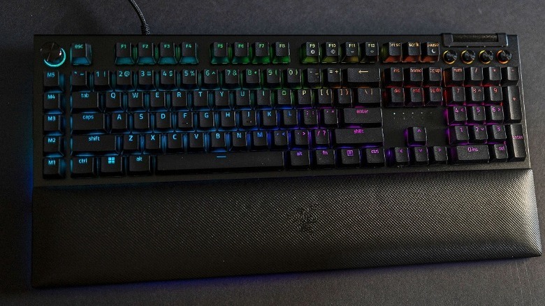 The Razer BlackWidow V4 Pro