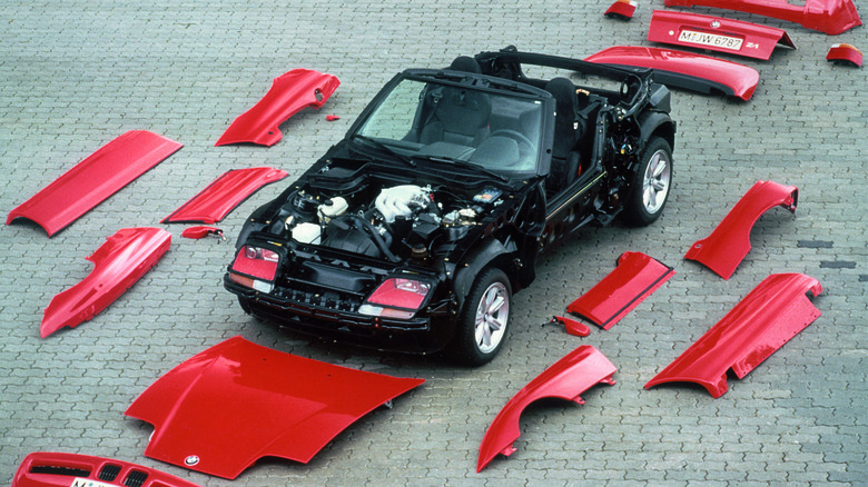 BMW Z1 removable body panels