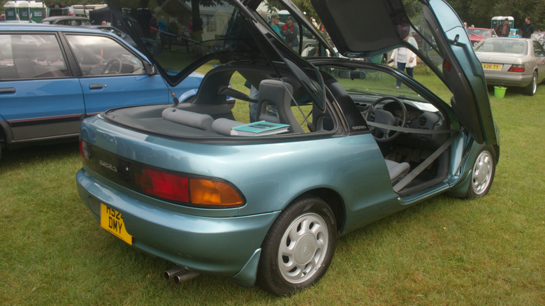 Toyota Sera with doors open