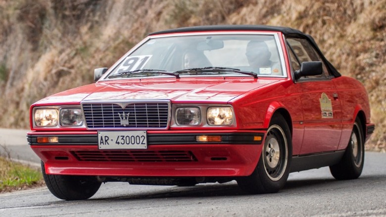 Maserati Biturbo driving