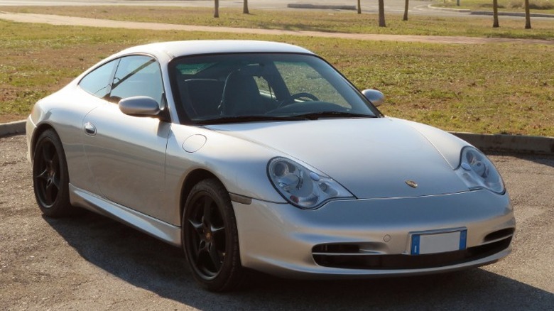 Porsche 911 (996) in parking lot