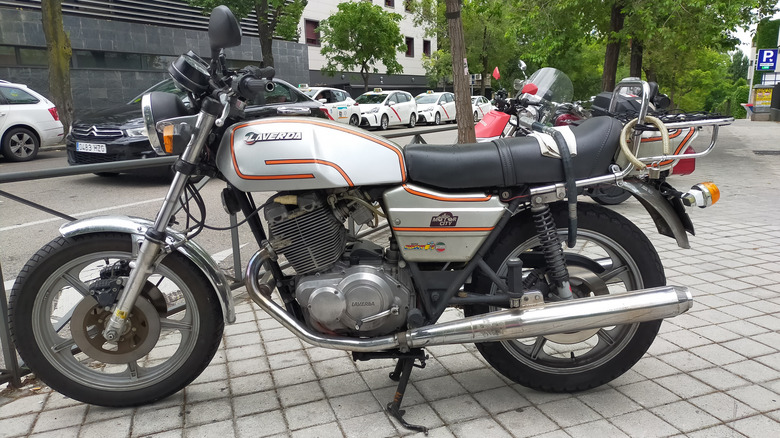 Laverda motorcycle in Madrid, Spain