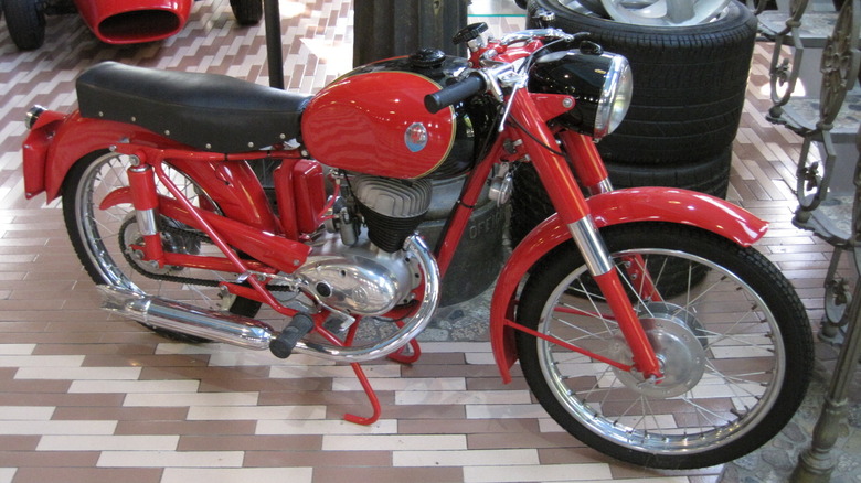 Maserati motorcycle in Maserati Museum