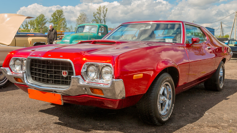 1972 two-door red Gran Torino