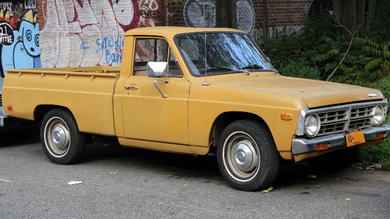 Yellow 1972 Ford Courier