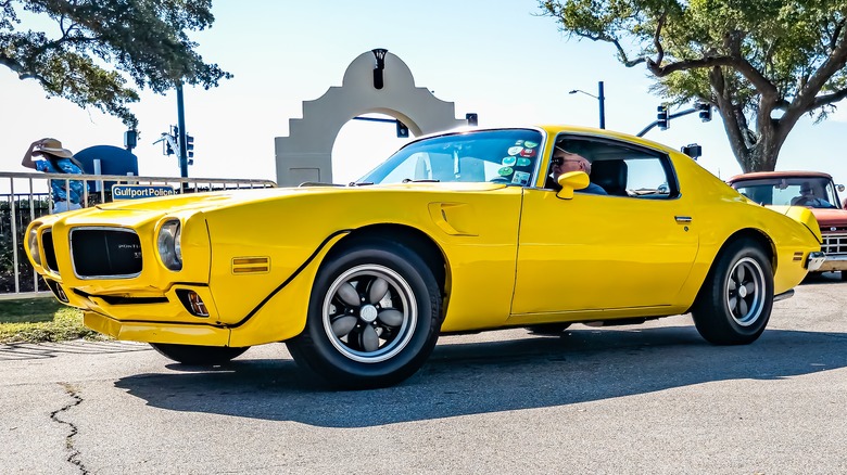 Pontiac Firebird Trans Am on the road