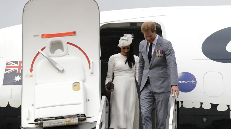 Harry and Megan at climate conference