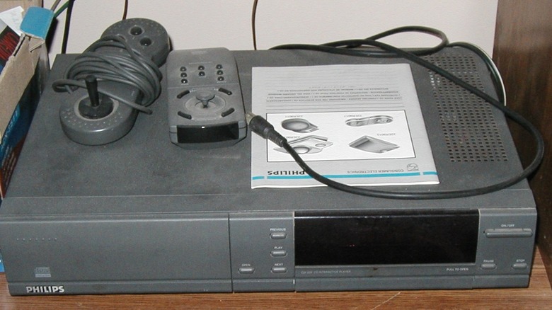 Philips CD-i console on stand