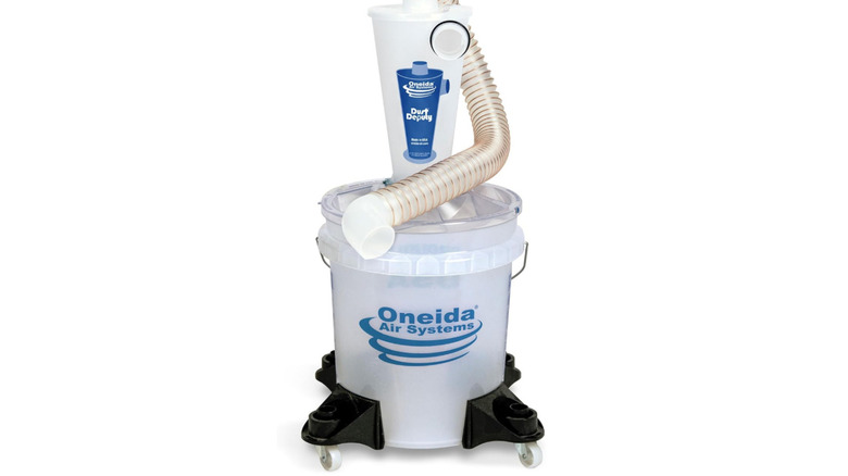 Oneida Air Systems Dust Deputy Deluxe Cyclone Separator Kit on display