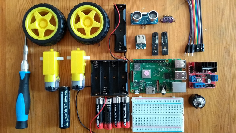 Raspberry Pi robot buggy supplies