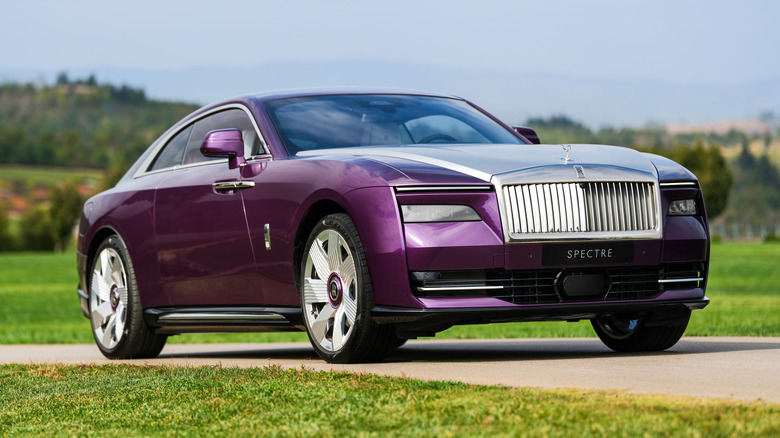 Purple Rolls-Royce Spectre