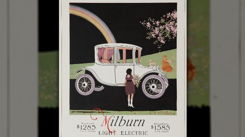 Vintage 1917 advert for Milburn Electric