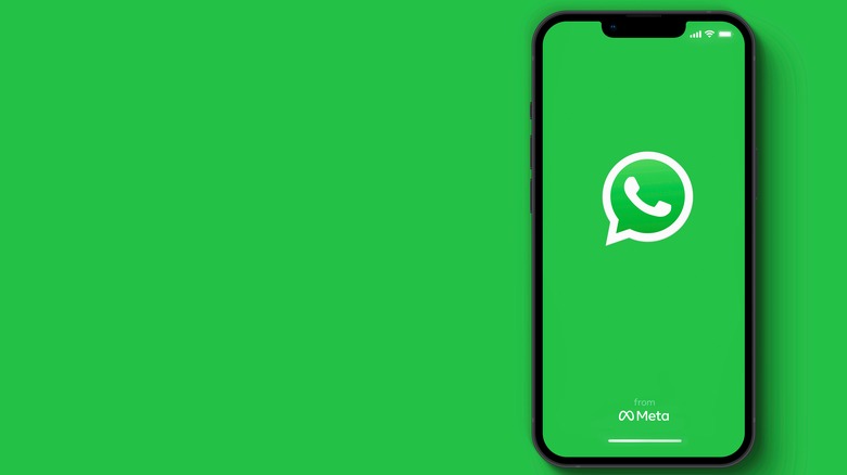 WhatsApp app on smartphone