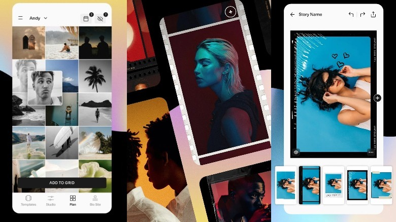 Unfold app screenshots on smartphone