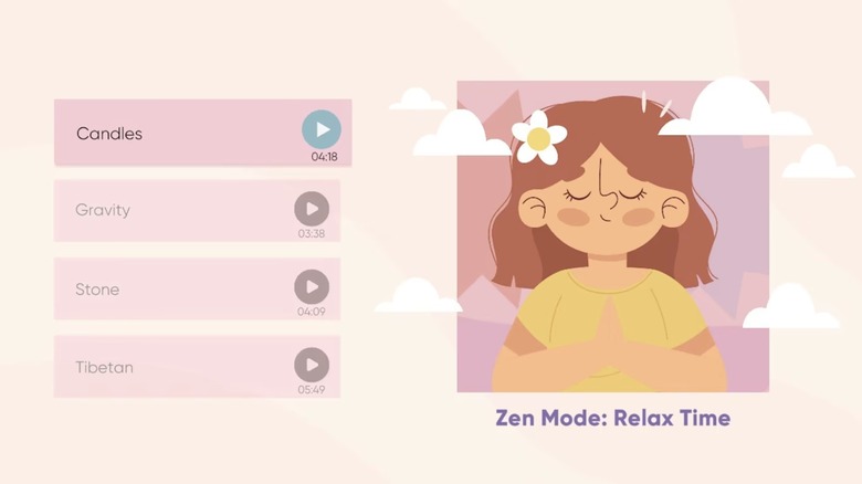 Zen Mindfulness: Meditation and Relax menu