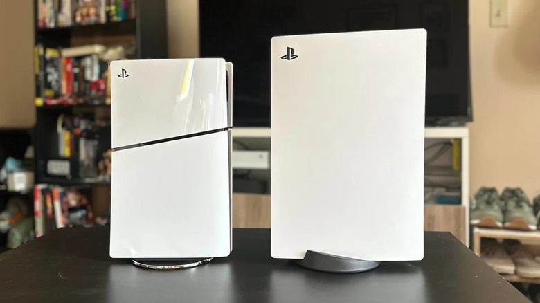 playstation 5 slim size comparison