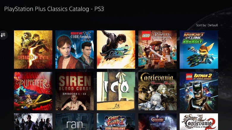 The PlayStation Plus classic library