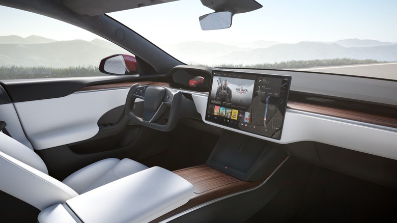 Tesla Model S interior