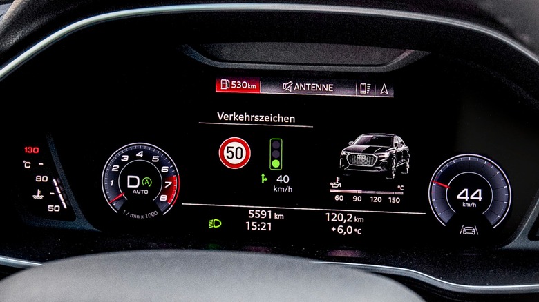 Audi gauge cluster