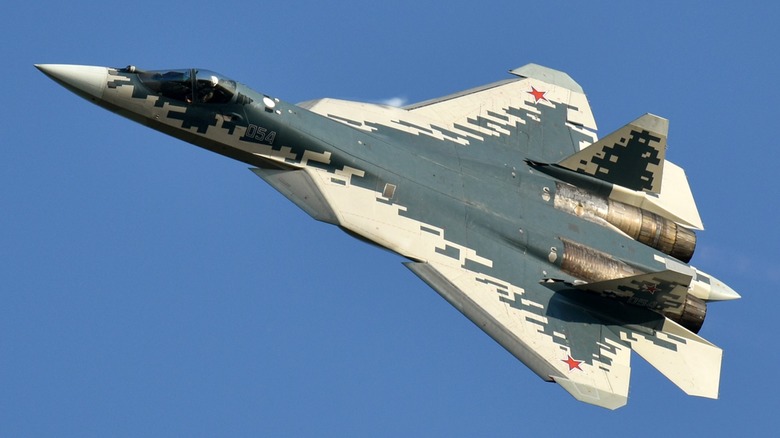 su-57 prototype t-50-4 flight